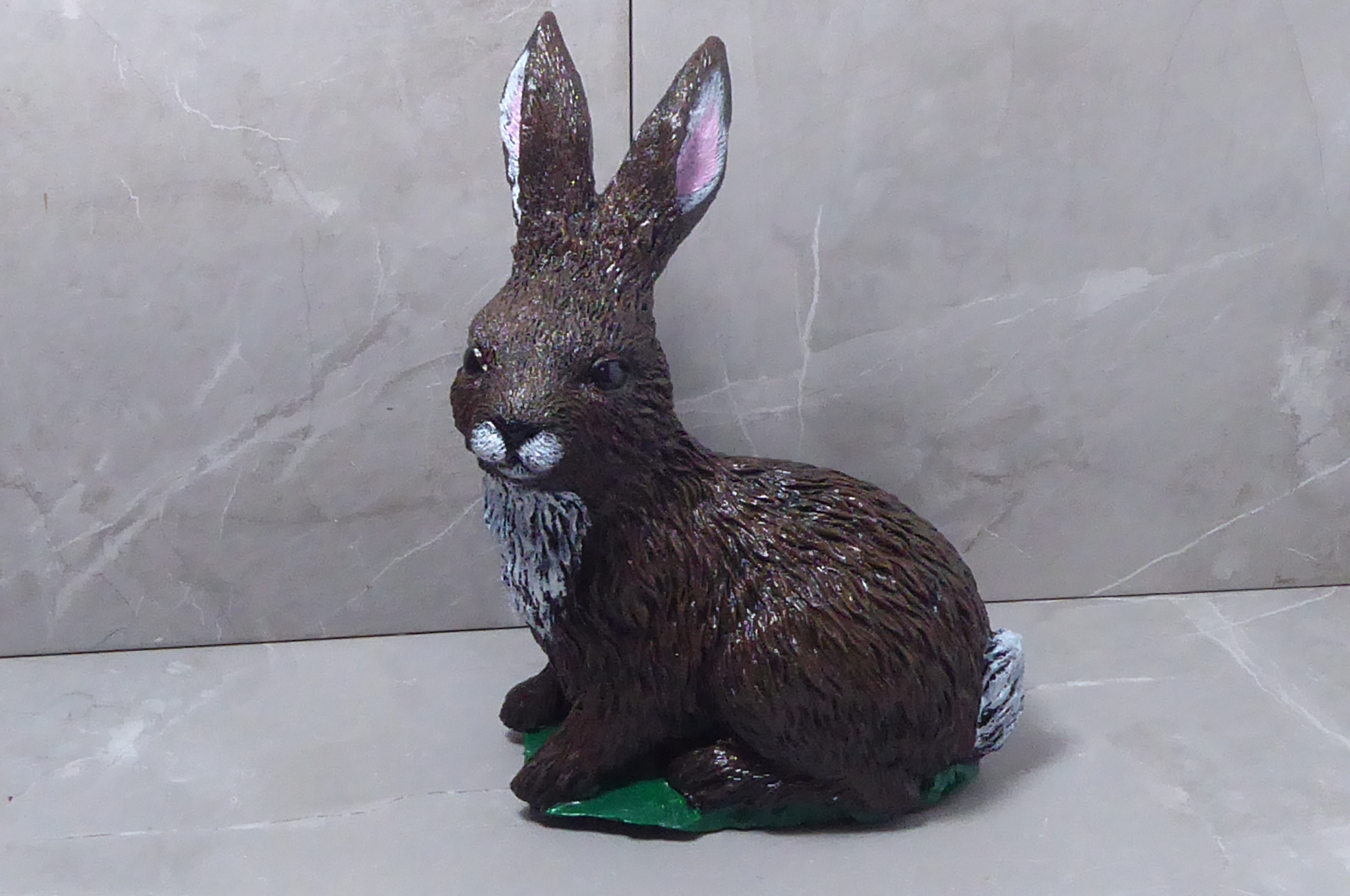 Fantastic Highly Detailed Cast Stone Large Rabbit Ornament Indoors or Garden