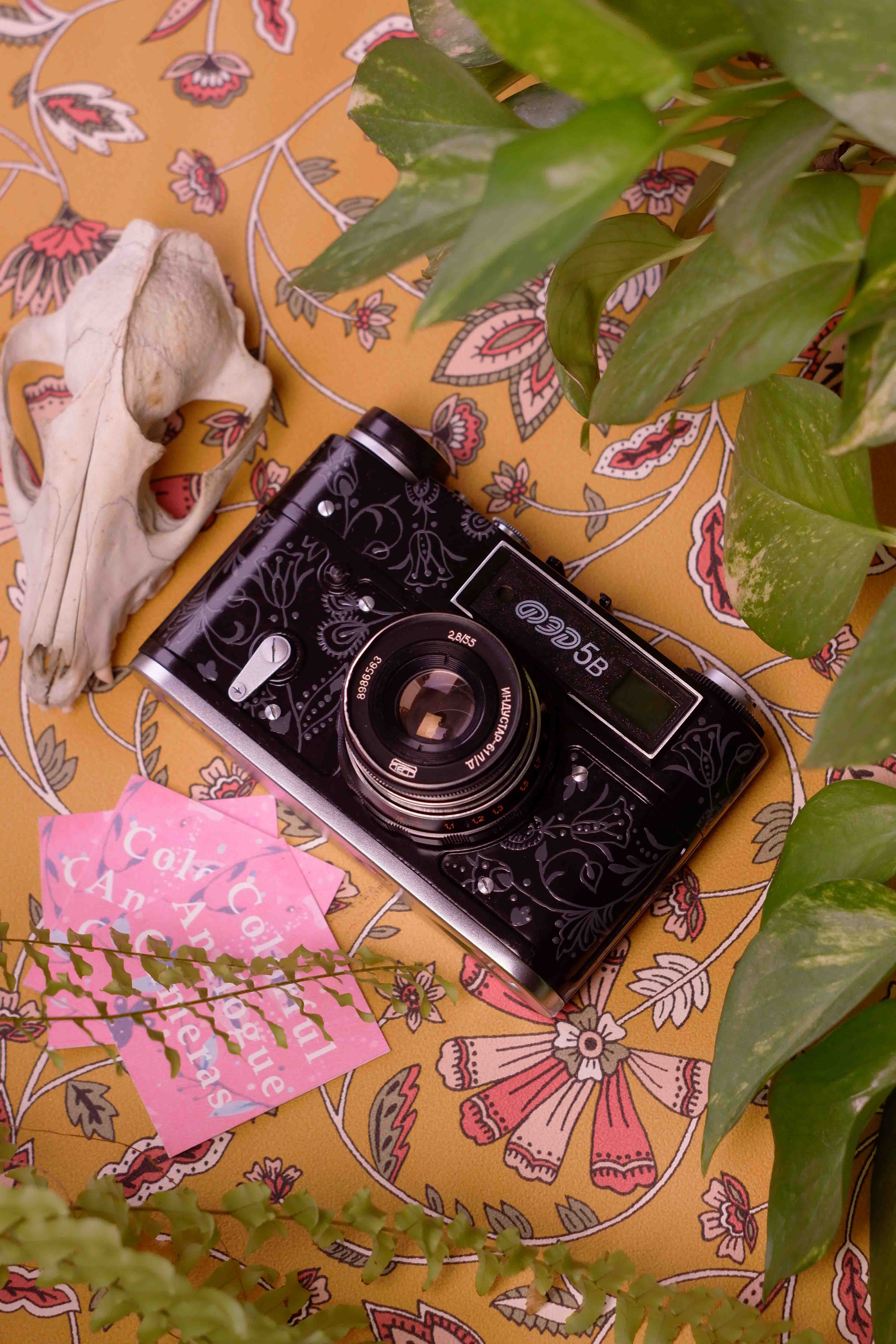 FED 5B custom painted 35mm rangefinder film camera