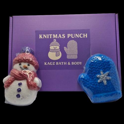 Knitmas Punch Bath Bomb Gift Set