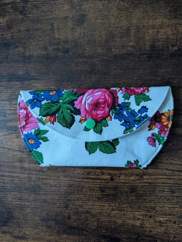 Handmade Glasses Case  wallet Pouch