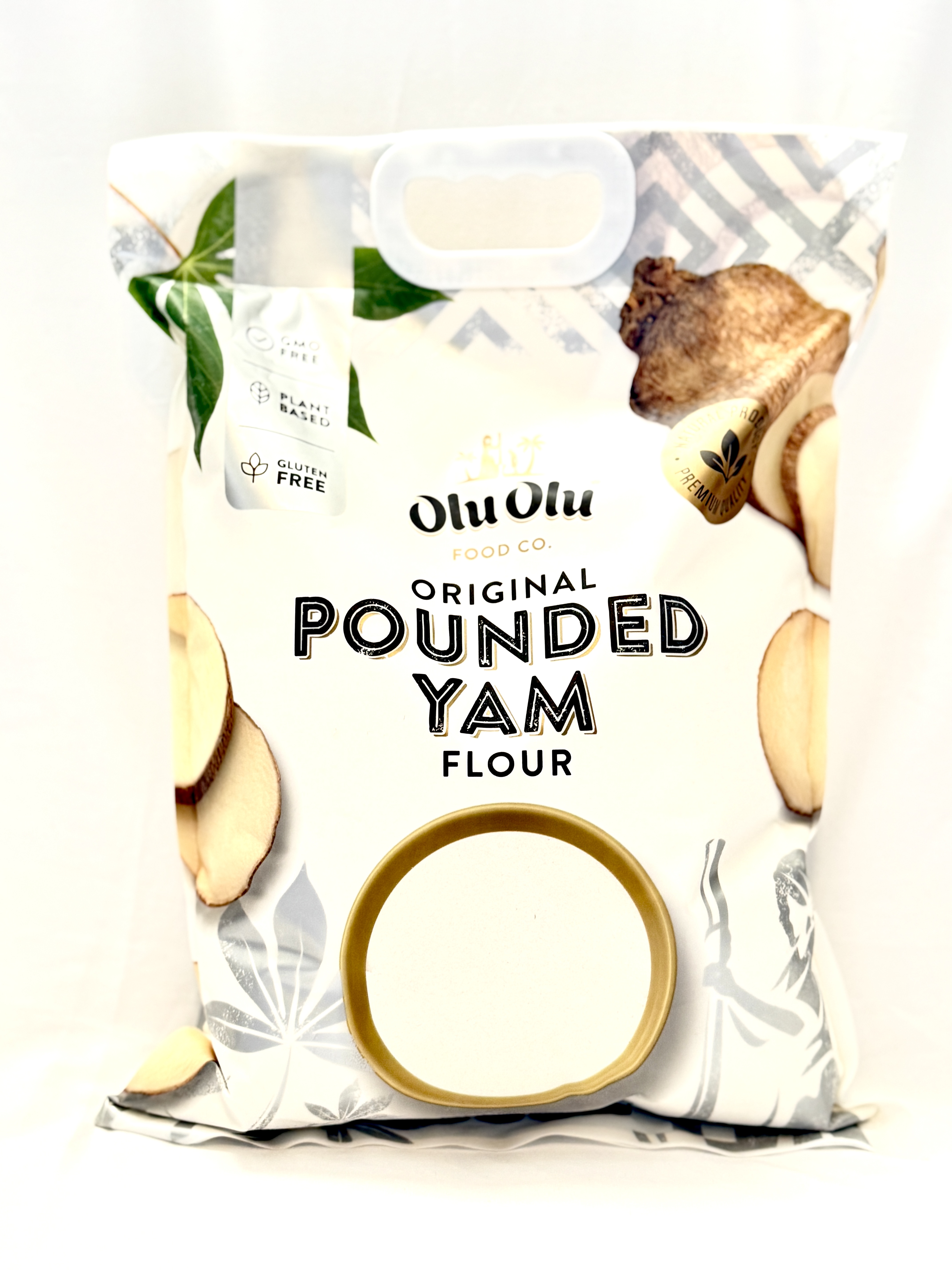 Olu Olu Pounded Yam (white) 1x4kg