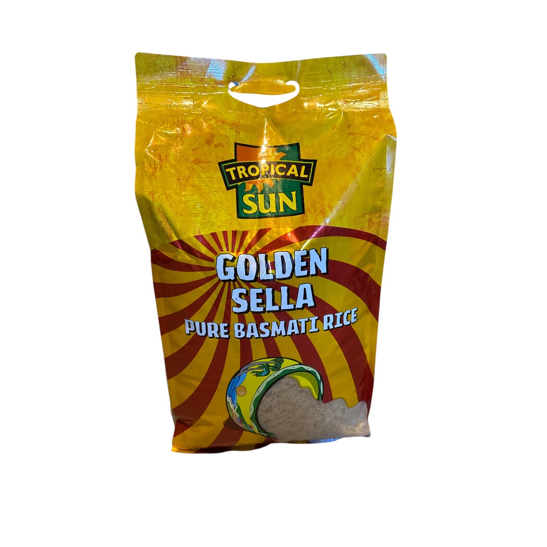 Tropical Sun Golden Sella Pure Basmati Rice 1x10kg