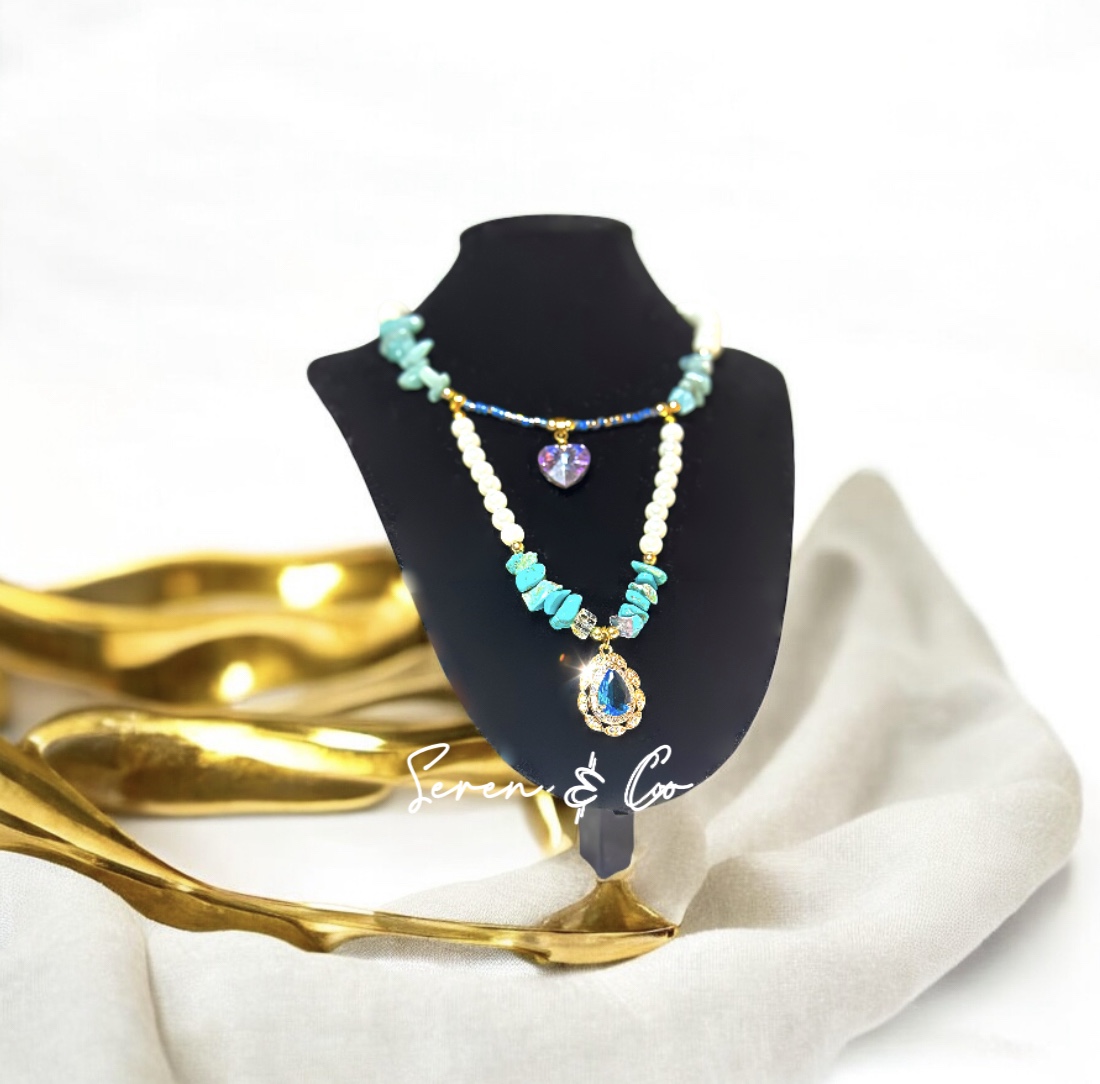 The Divine Royalty Choker (Turquoise, Amazonite & Quartz)