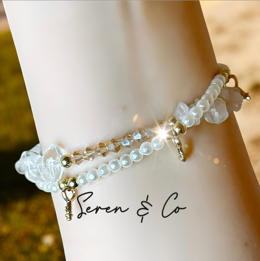 The key to your Heart (Rose Quartz, Quartz, Clear Quartz)
