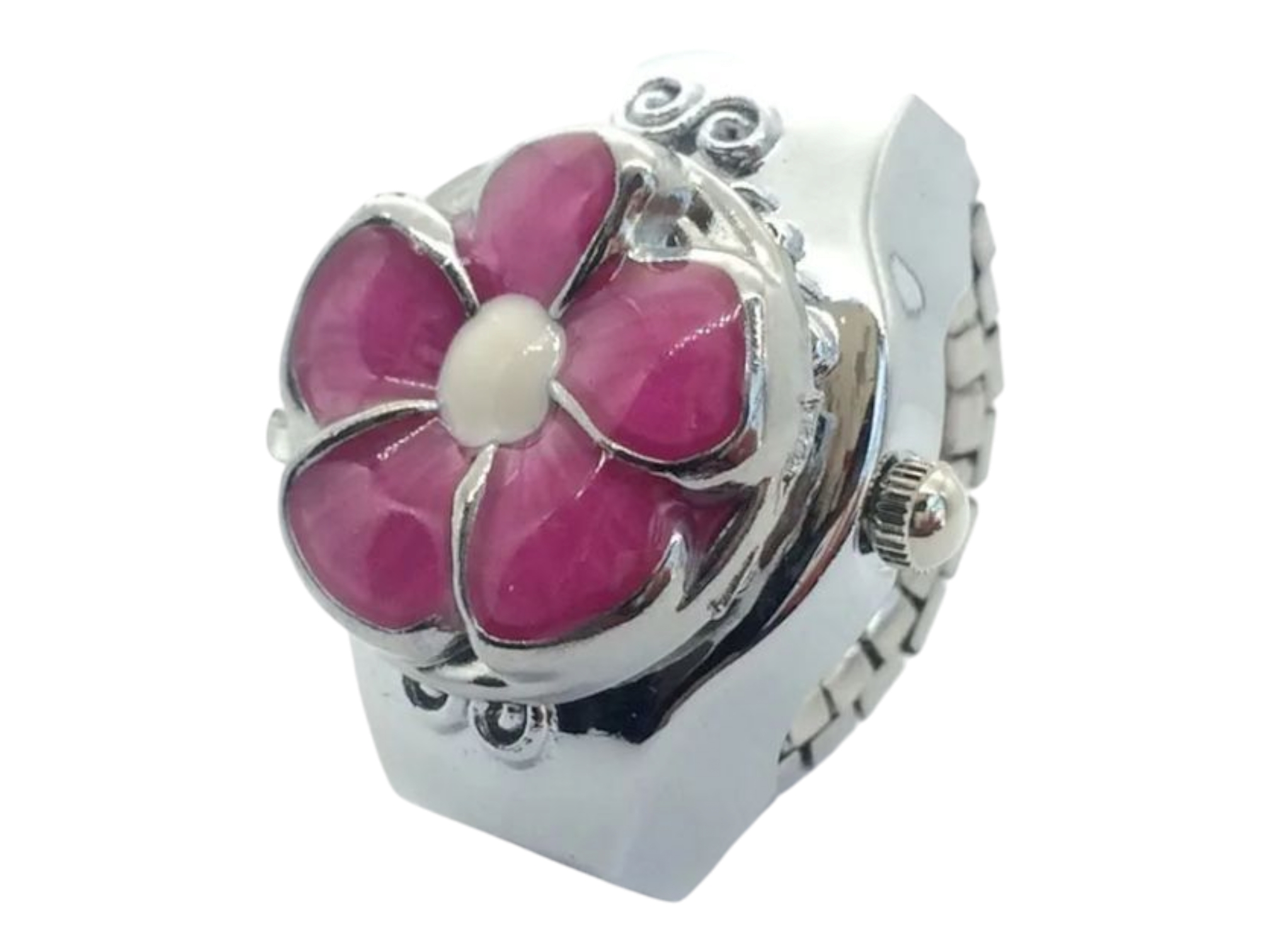 Flower finger ring watches