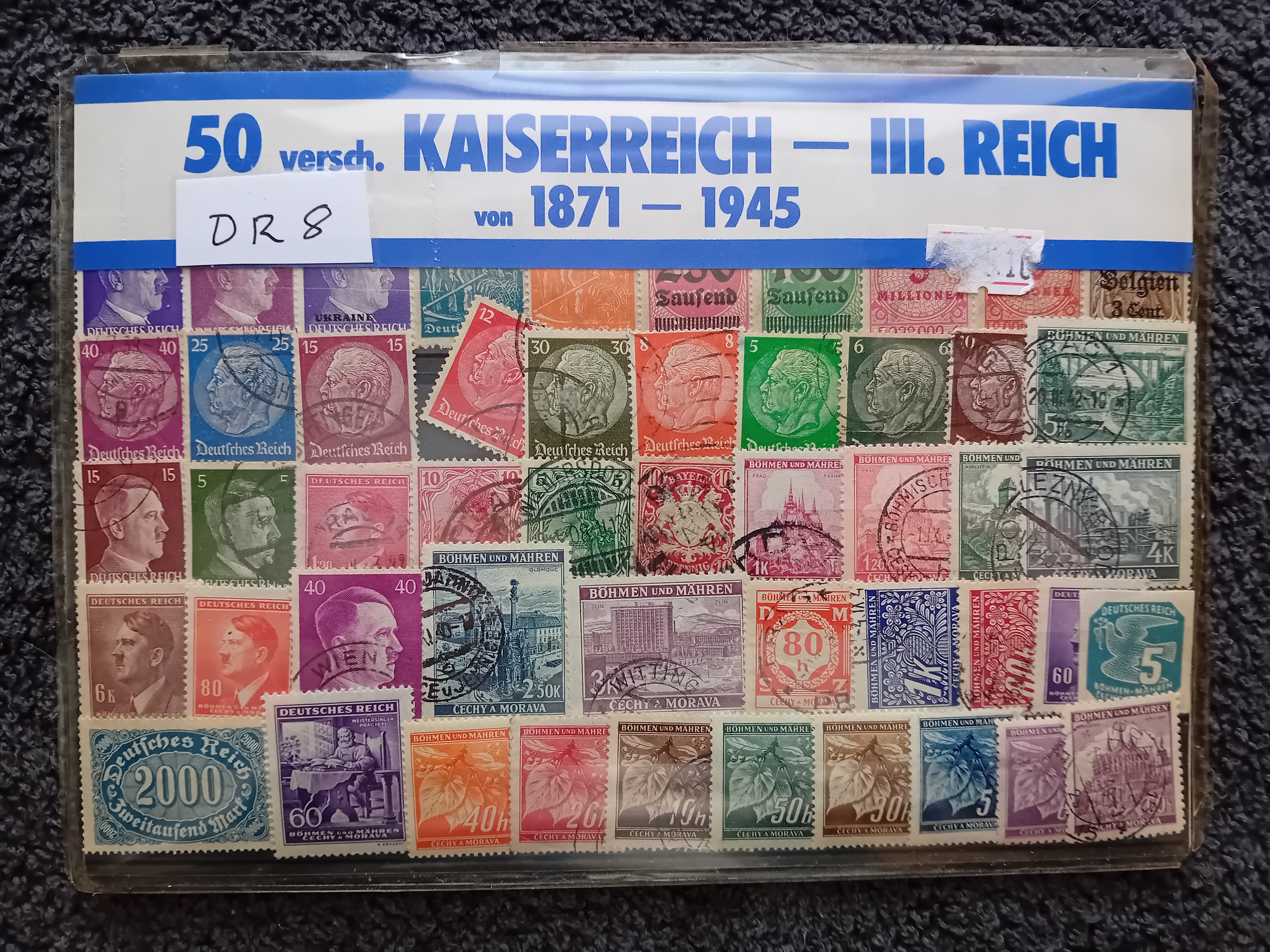 Germany imperial to Reich 50 used stamps