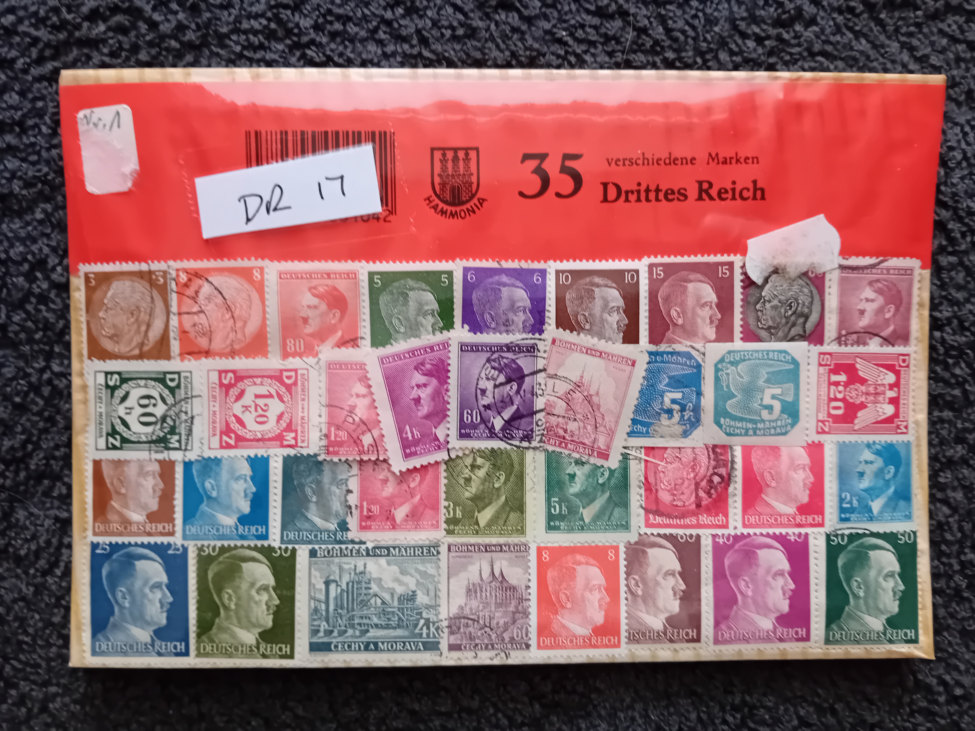 Germany Deutsch's Reich 35 used stamp pack