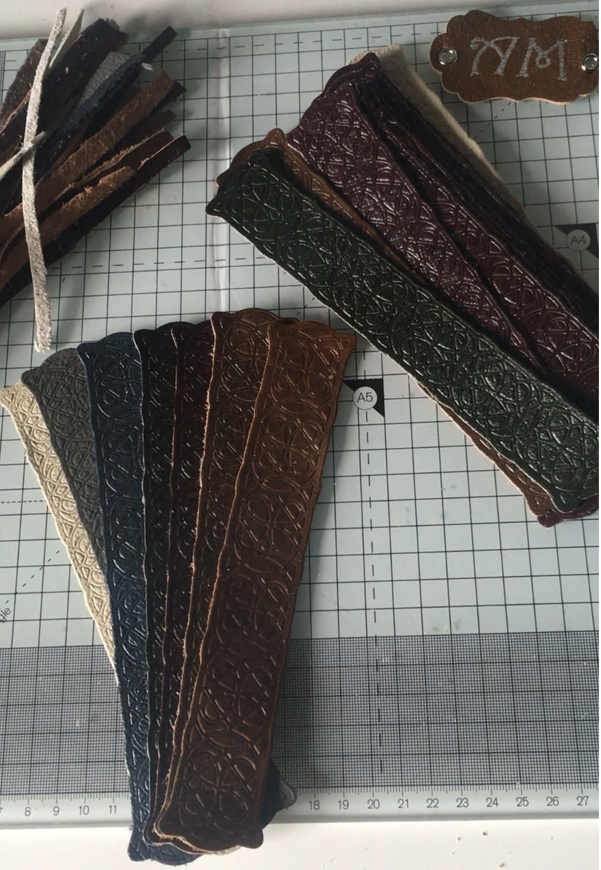 Leather Hand-Cut Bookmark