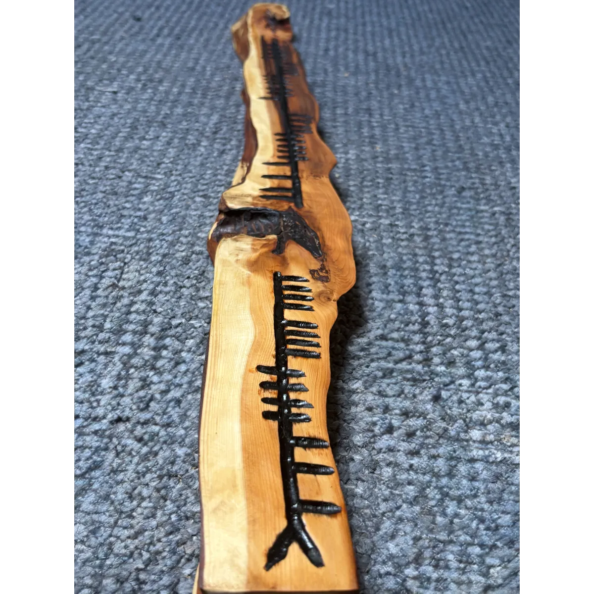 Ogham Yew “Bless This House” Wall Decoration