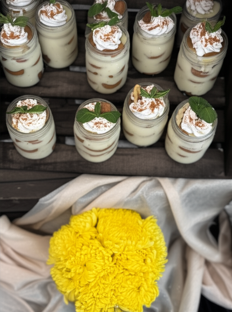 Small Jar Banana pudding (No Bananas)