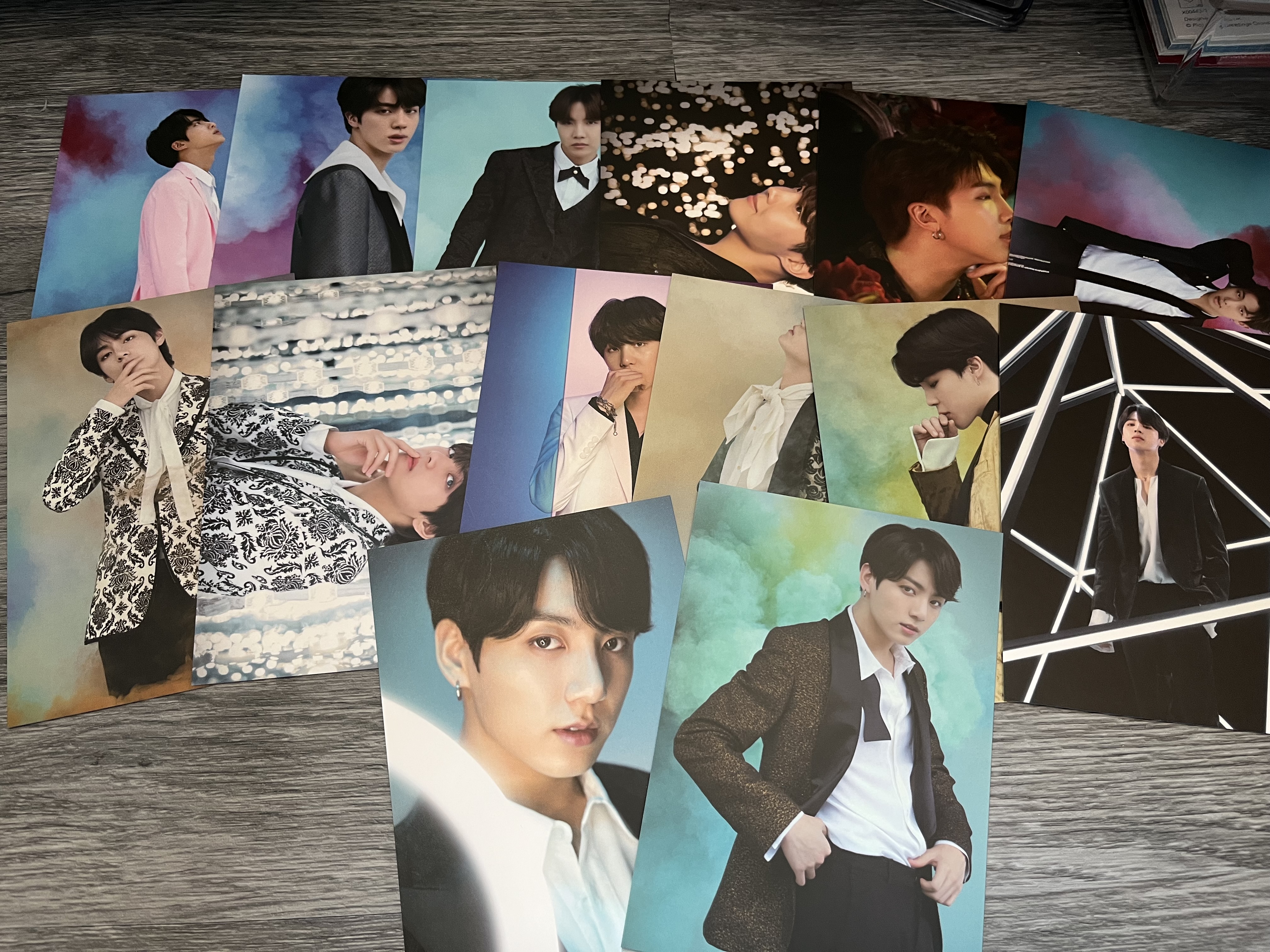 BTS X VT Cosmetics Official Postcard Set (all Members) Vtful Day