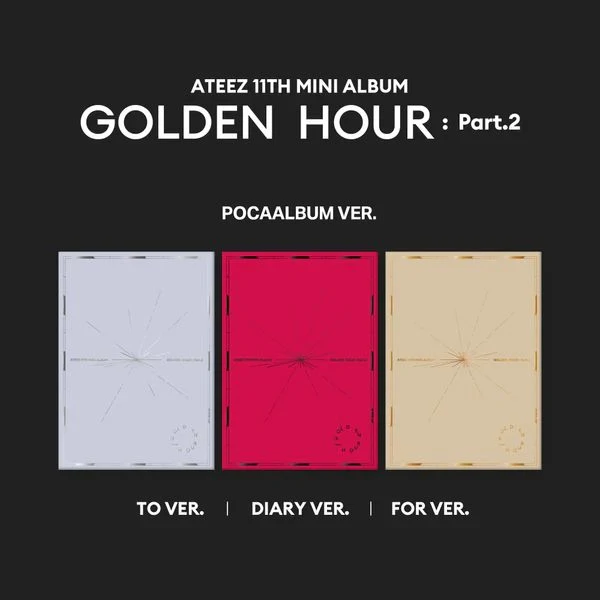 ATEEZ - 11th Mini Album GOLDEN HOUR : Part.2 (POCAALBUM)