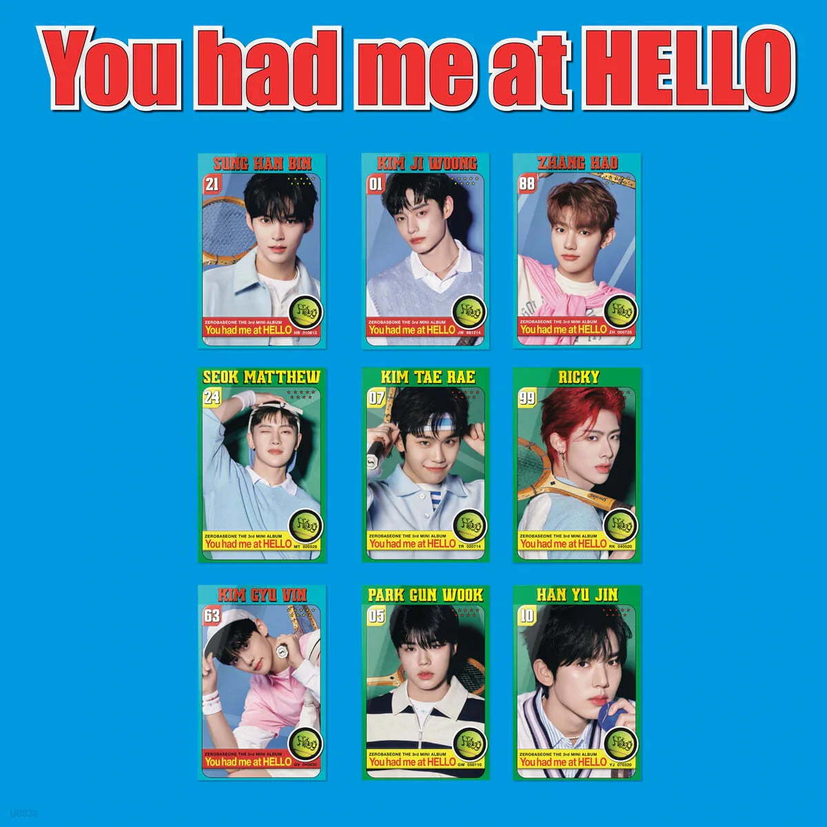 ZEROBASEONE - 3rd Mini Album You had me at HELLO (ZEROSE Ver.)