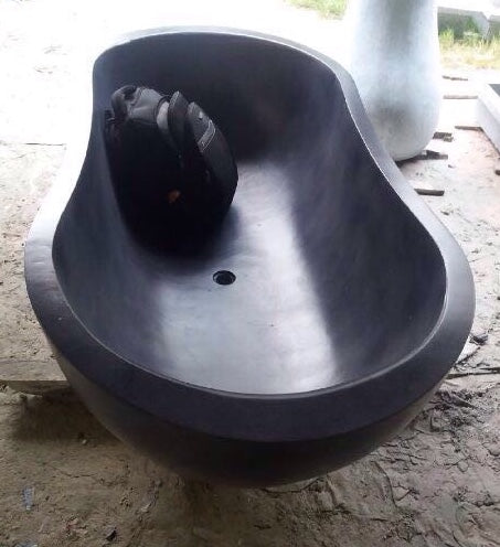 Handcrafted Terrazzo Stone Freestanding Bathtub - Spa Quality