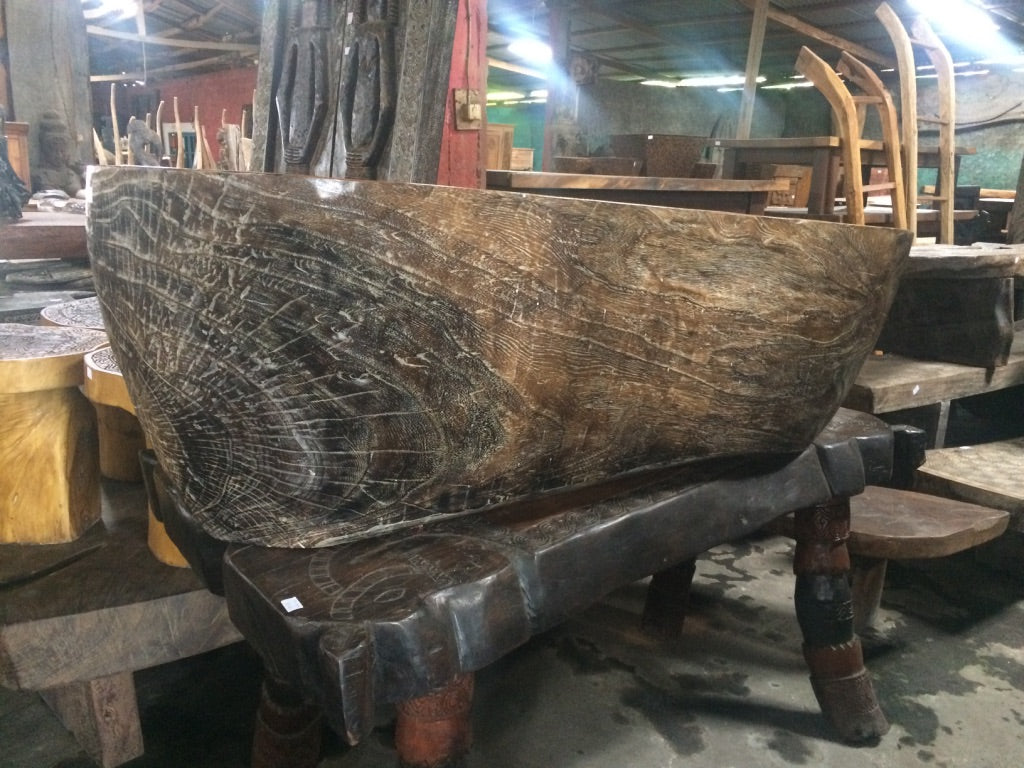Handcrafted Wooden Freestanding Bathtub - Spa Quality
