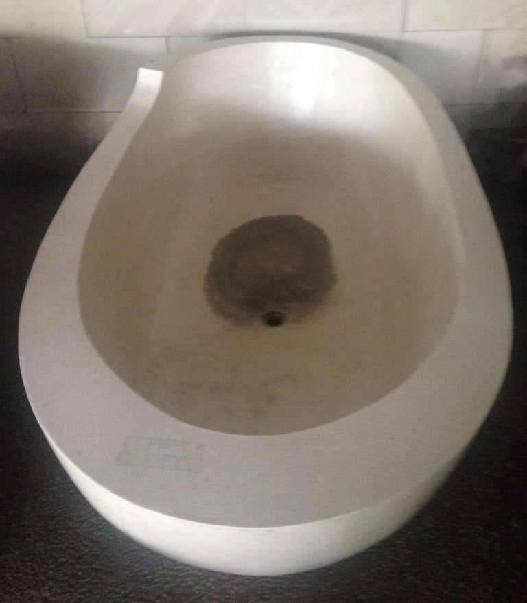 Handcrafted Terrazzo Stone Freestanding Bathtub - Spa Quality (Oval)