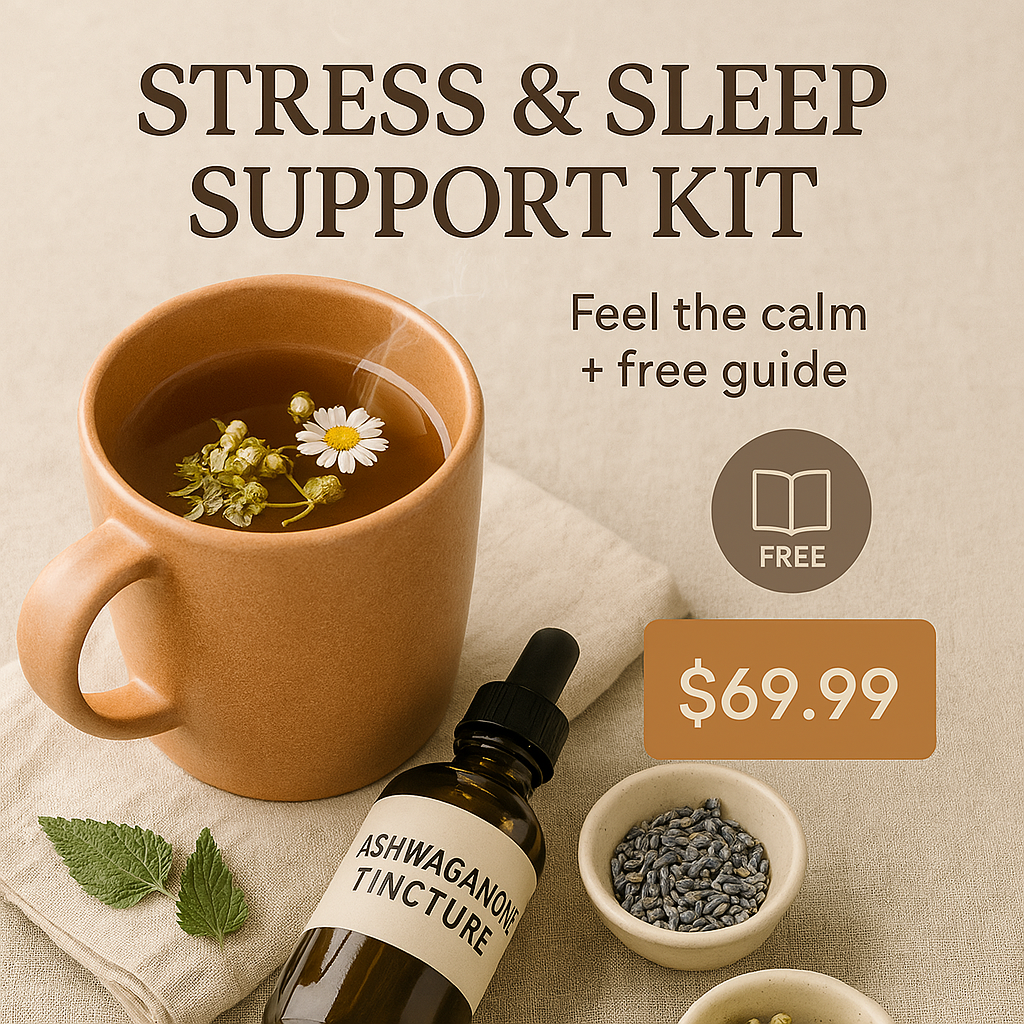 Stress & Sleep Support Herbal Remedy Kit