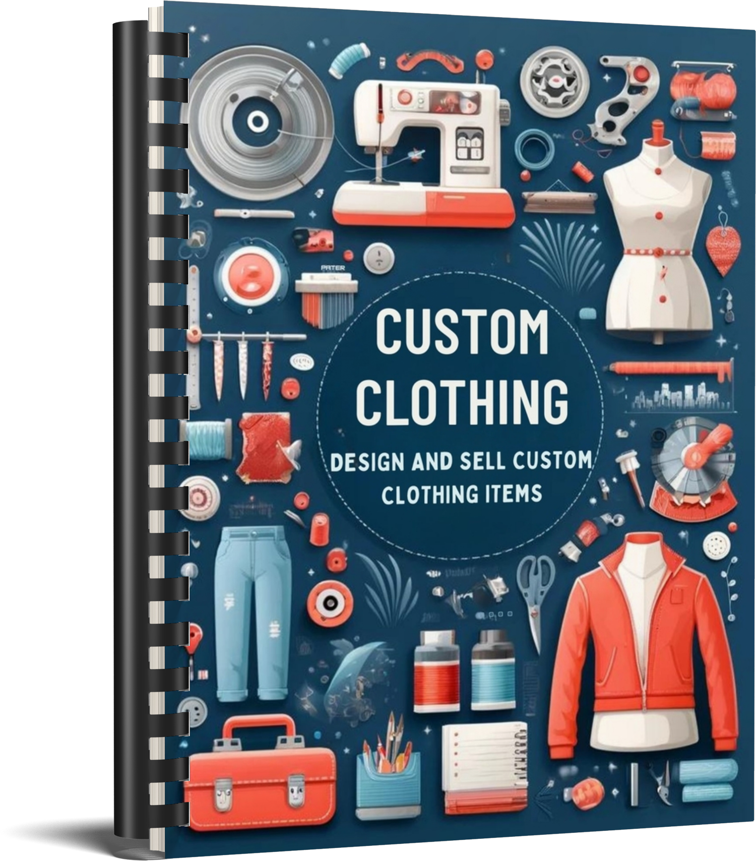 CUSTOM CLOTHING, DESIGN AND SELL CUSTOM CLOTHING ITEMS EBOOK