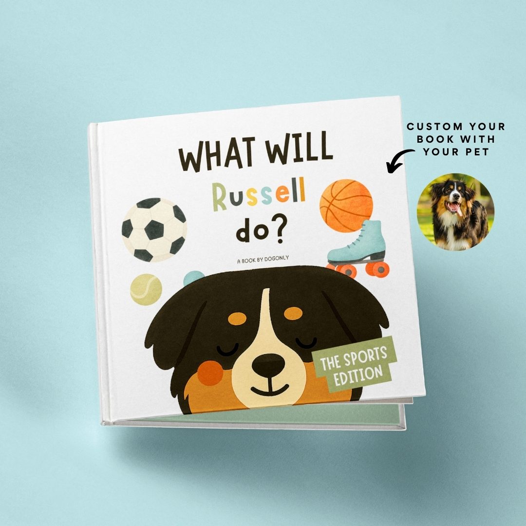 Custom Pet Spor Book for Kids – Personalized Bedtime Story, Dog or Cat as Hero - Gift Idea for Godso