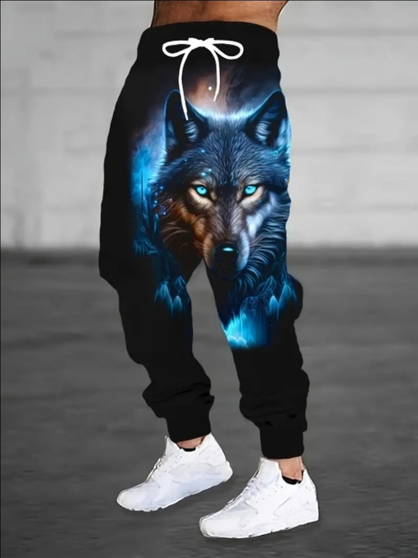 Mens Wolf Pants