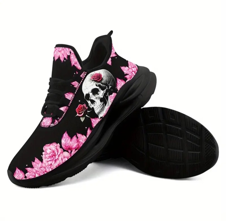 Womens Skull Halloween Shoes