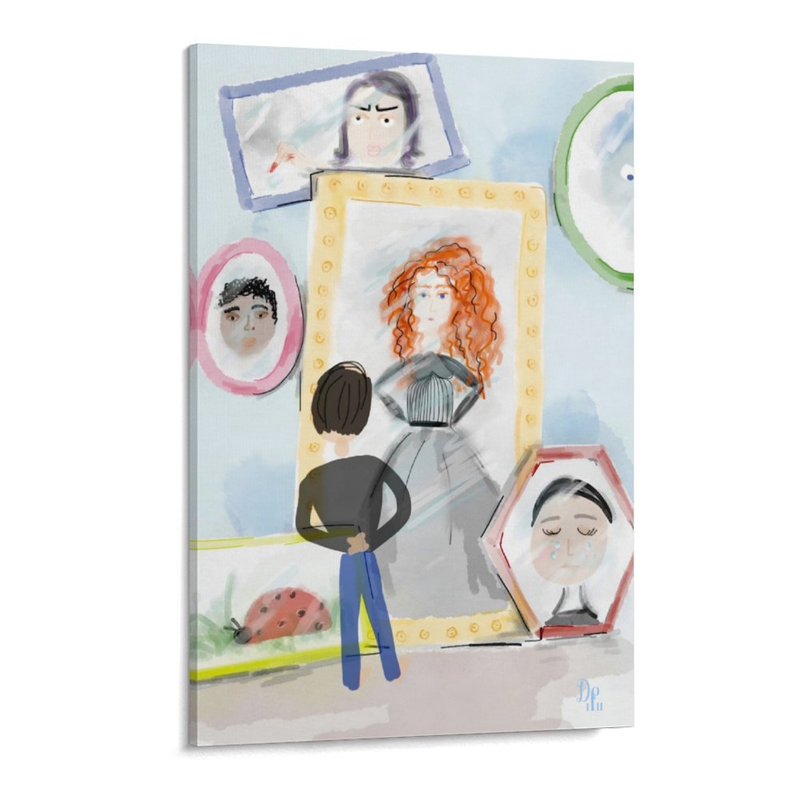 Holographic Reality Canvas Print 17"x11"