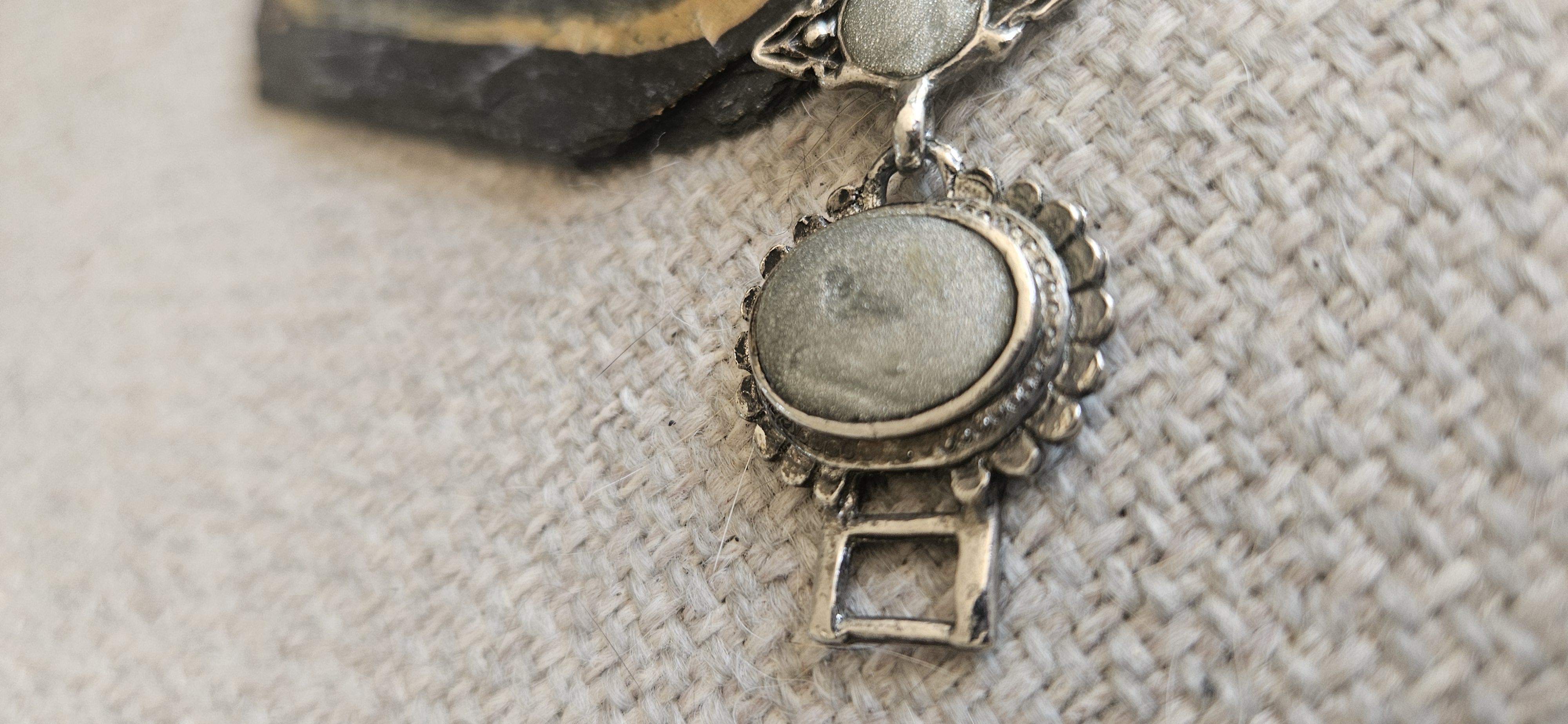 Victorian cabauchin bracelet