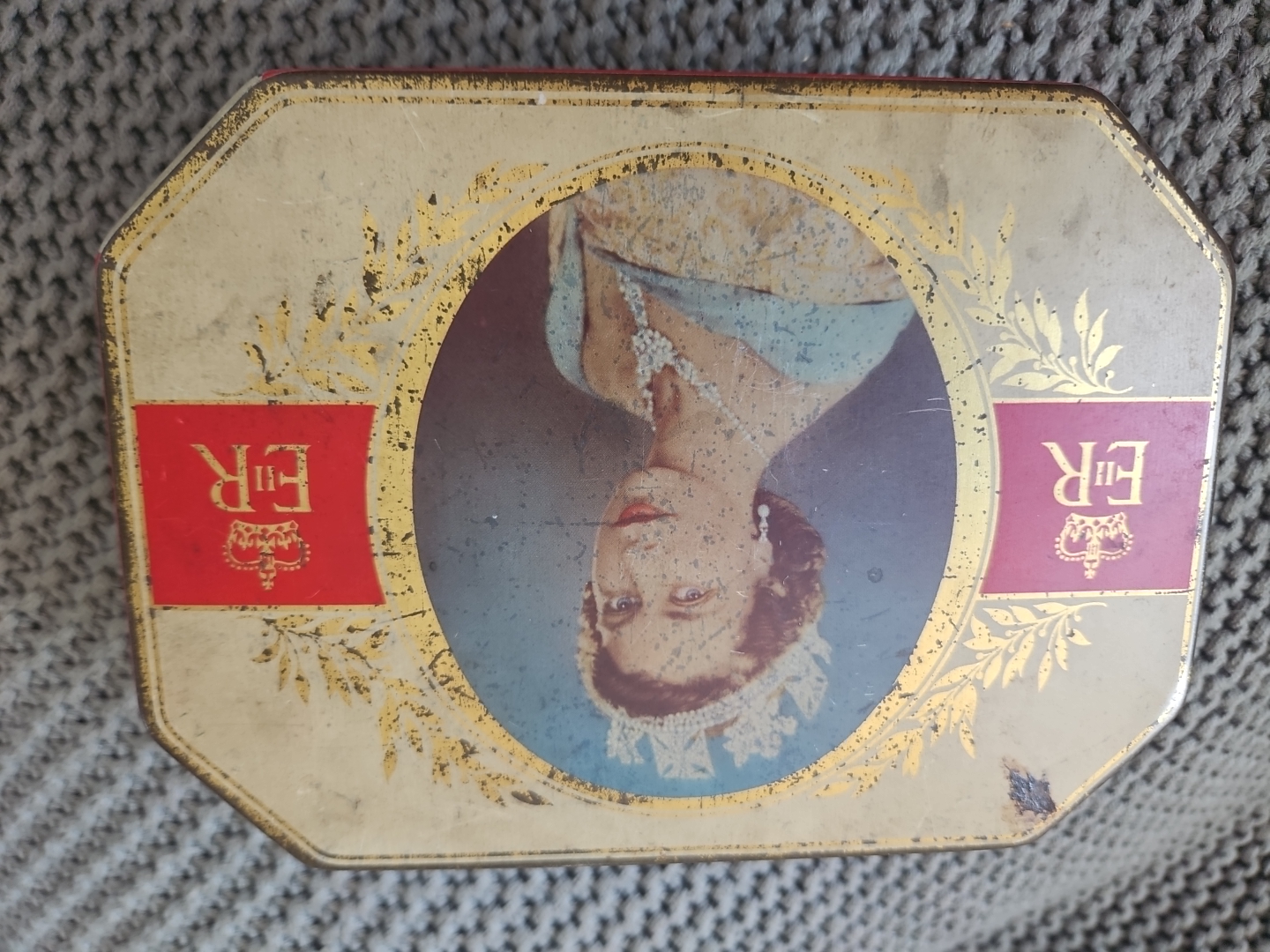Vintage Queen Elizabeth Coronation Tin