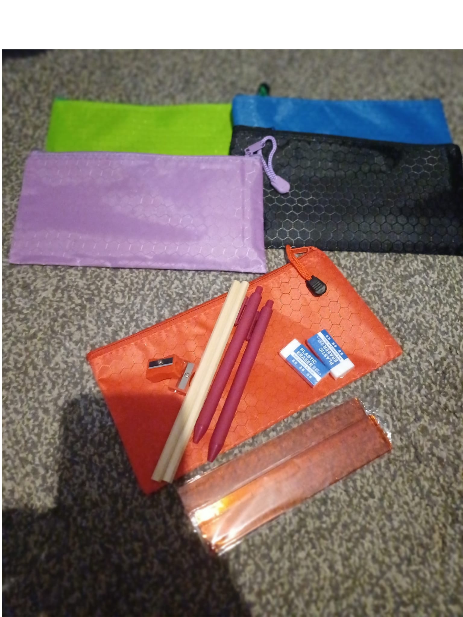 Pencil case and stationary sets