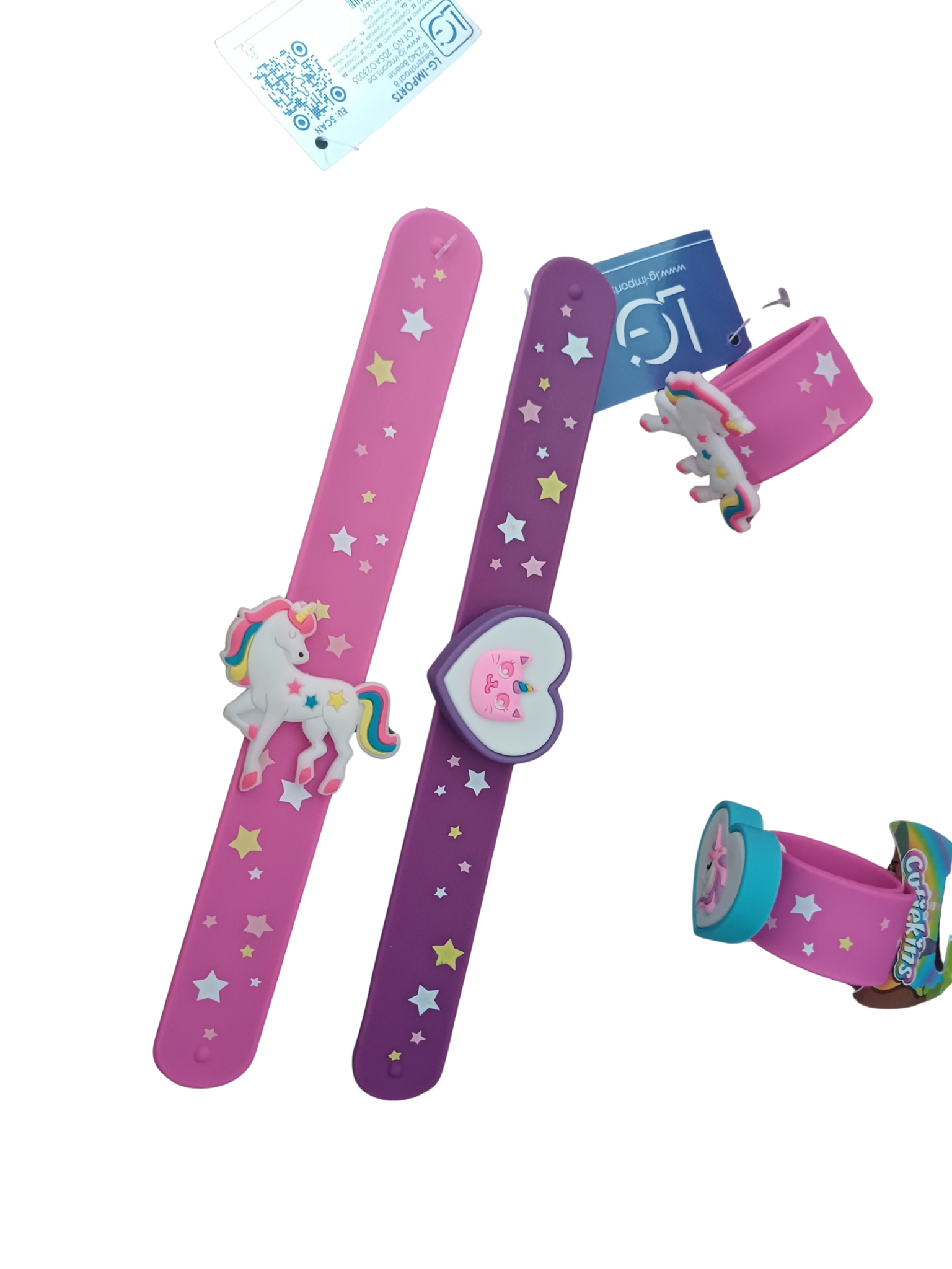 Unicorn flashing snap bands