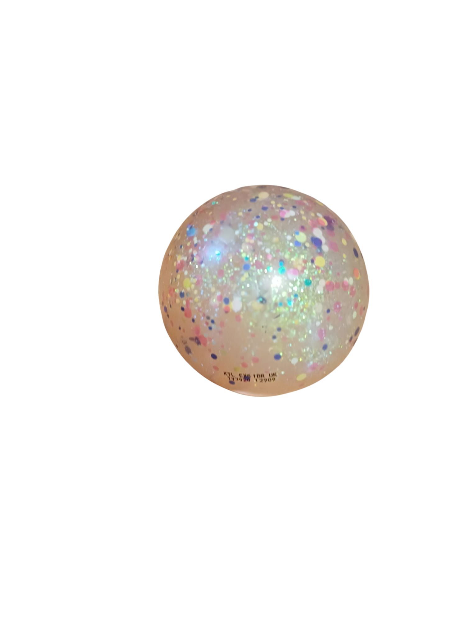 Glitter squeeze ball