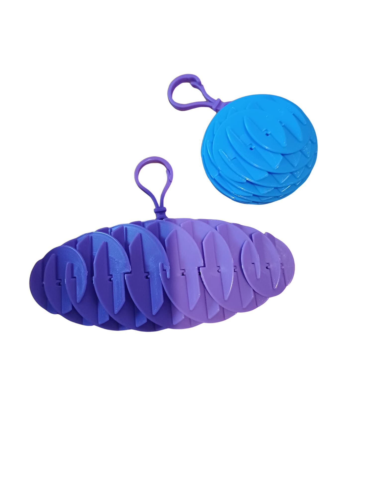 Fidget worm keychains
