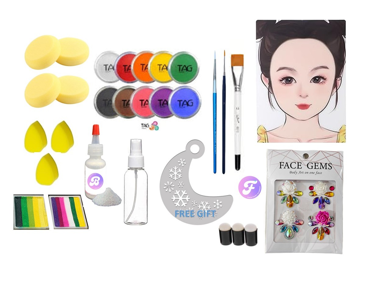 Kit avanzado de face paint (pre-orden)
