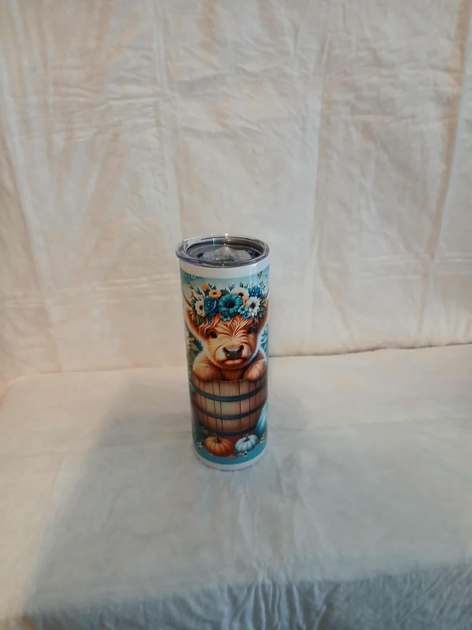 Fall Highland Cow Tumbler