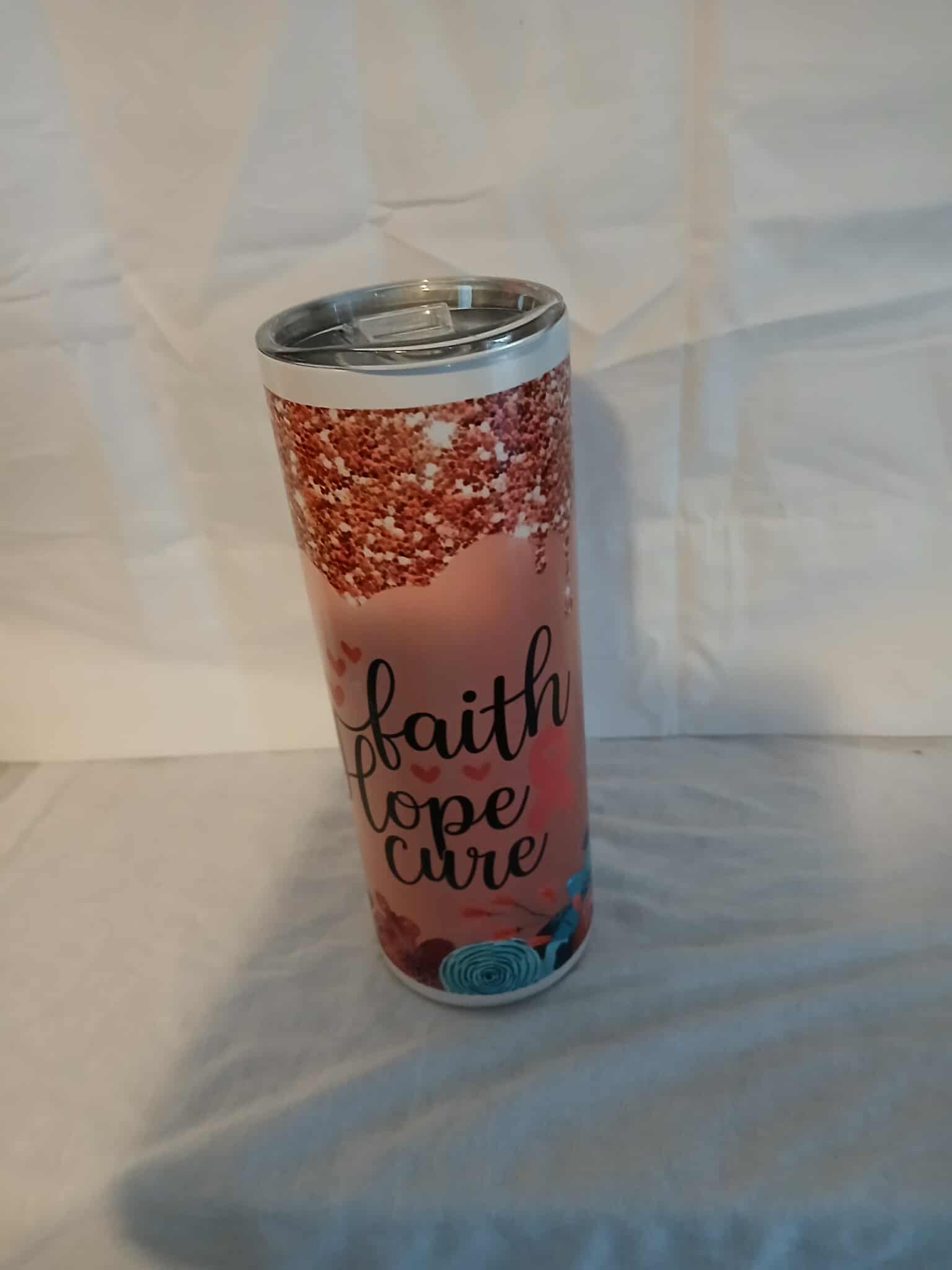 Faith Hope Cure Tumbler