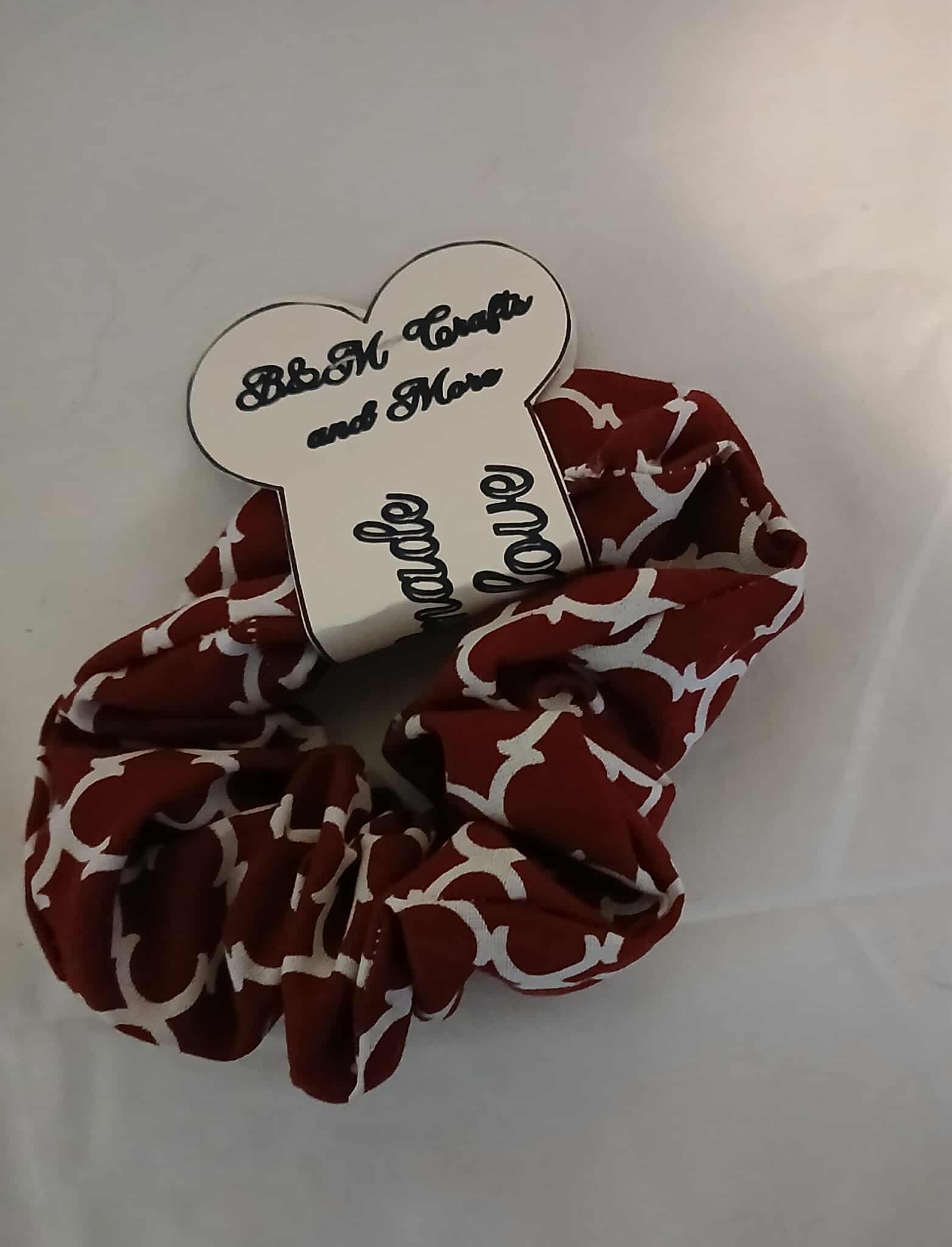 Burgundy Scrunchie