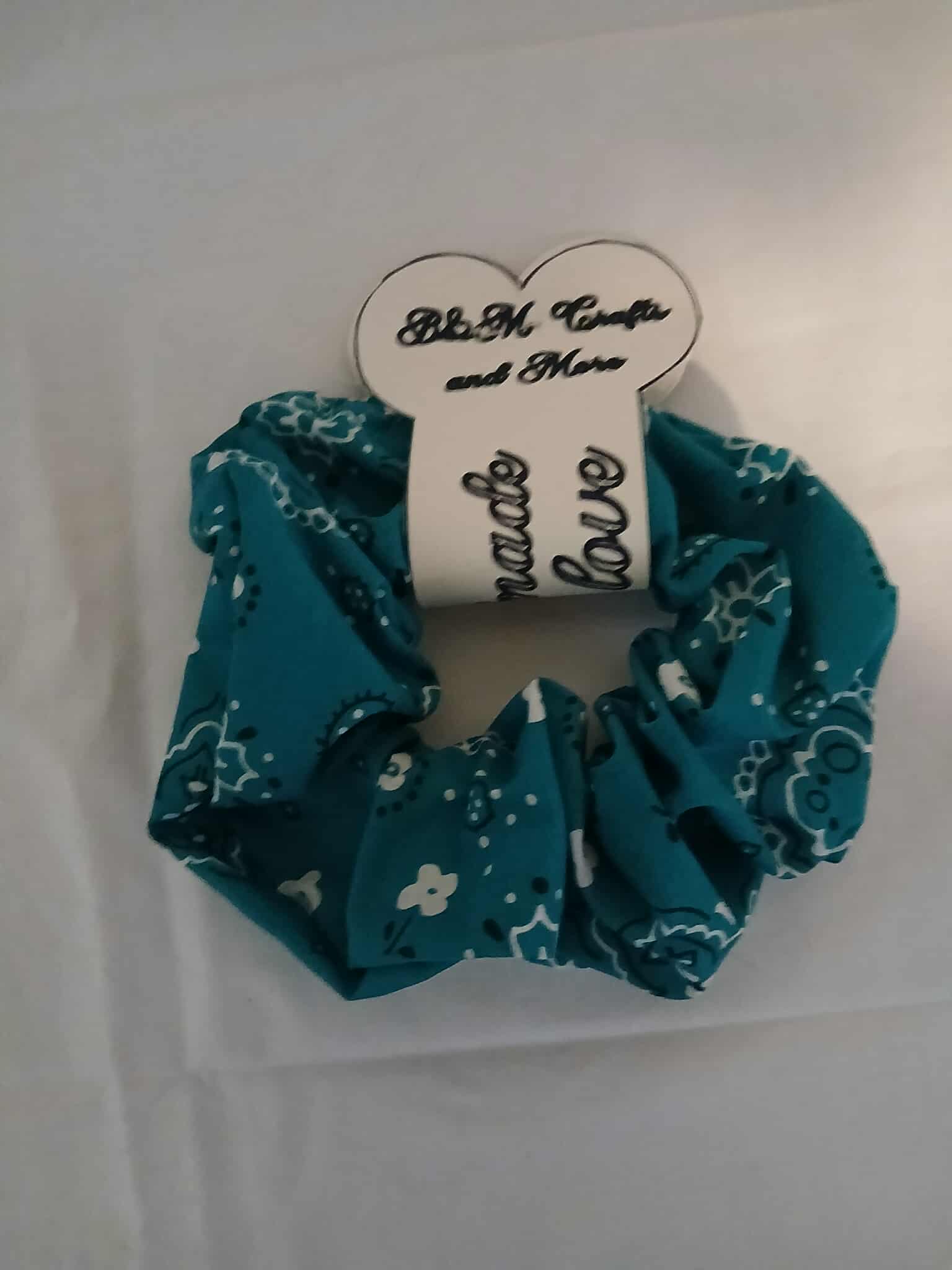 Teal Scrunchie