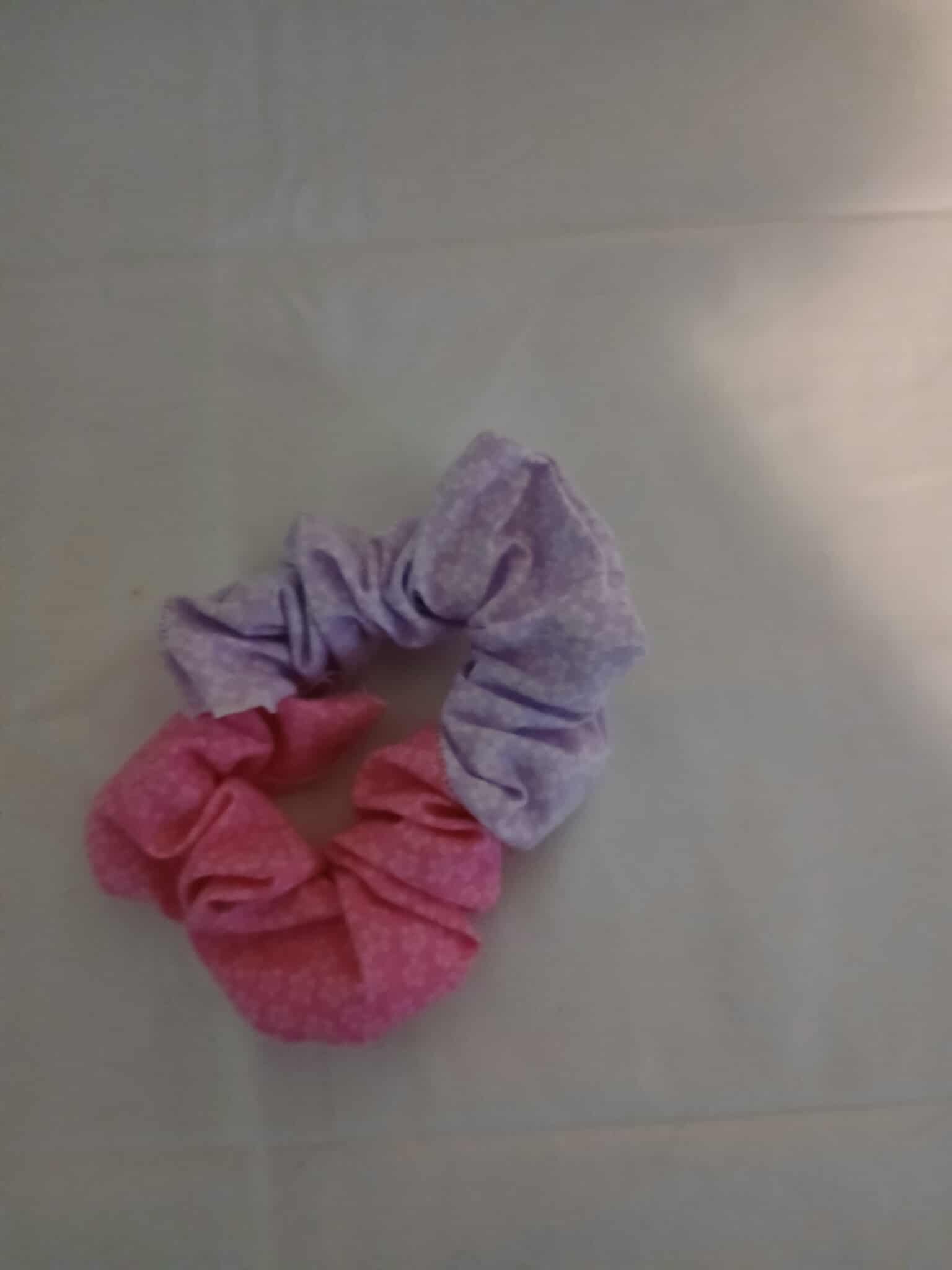 Pink and Purple Scrunchie