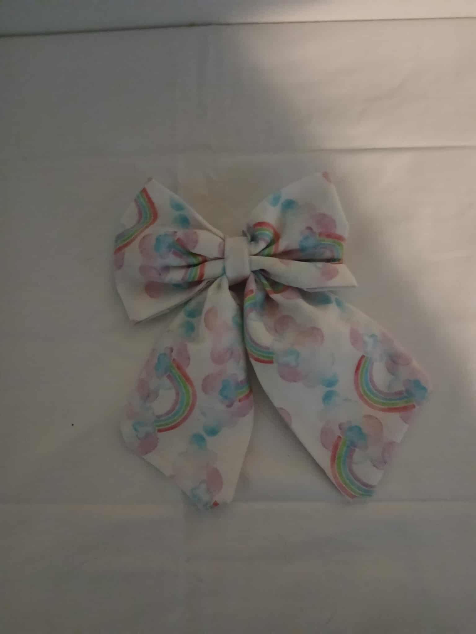 Rainbow Dog Bow