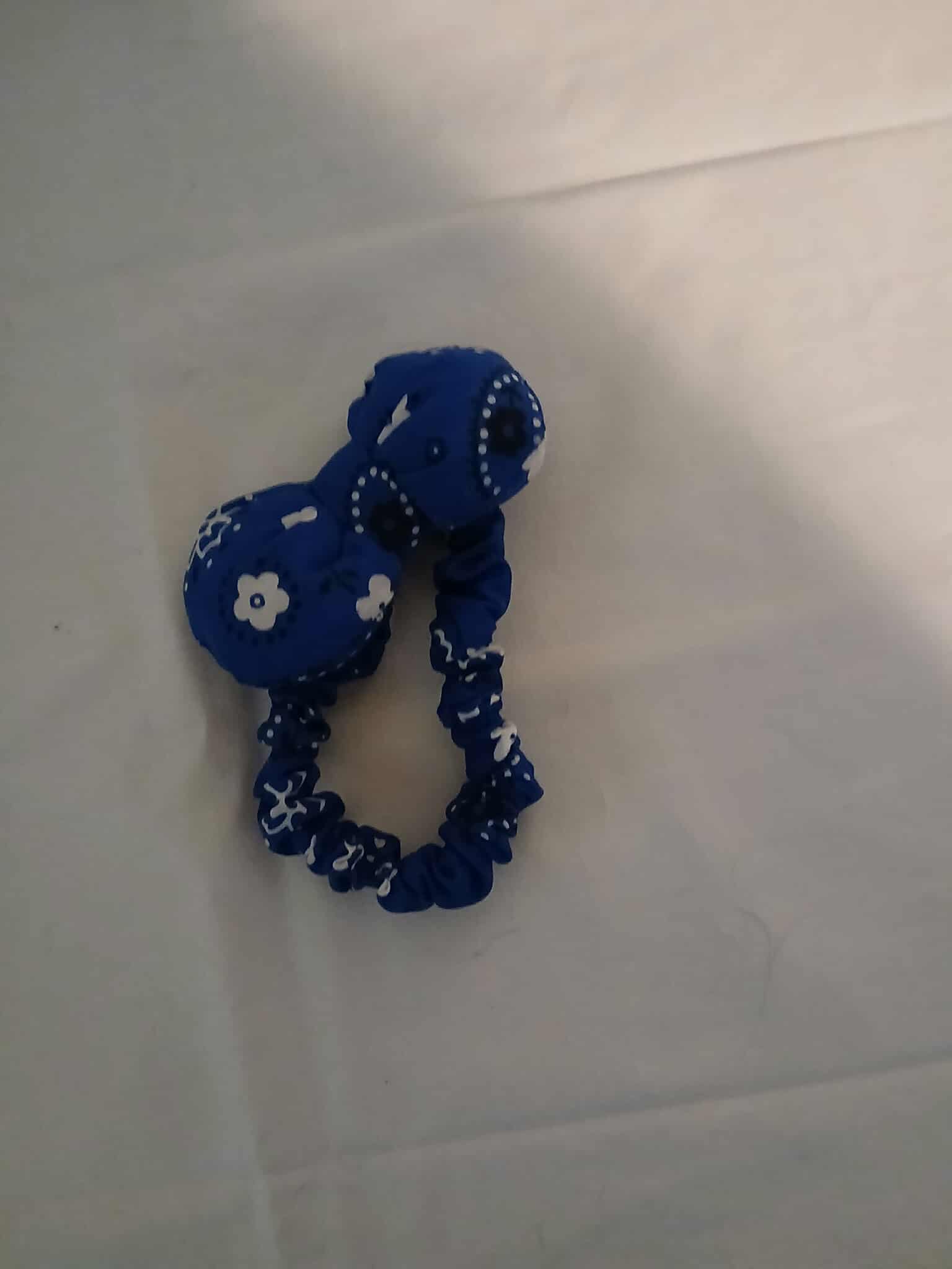 Blue Kid Scrunchie