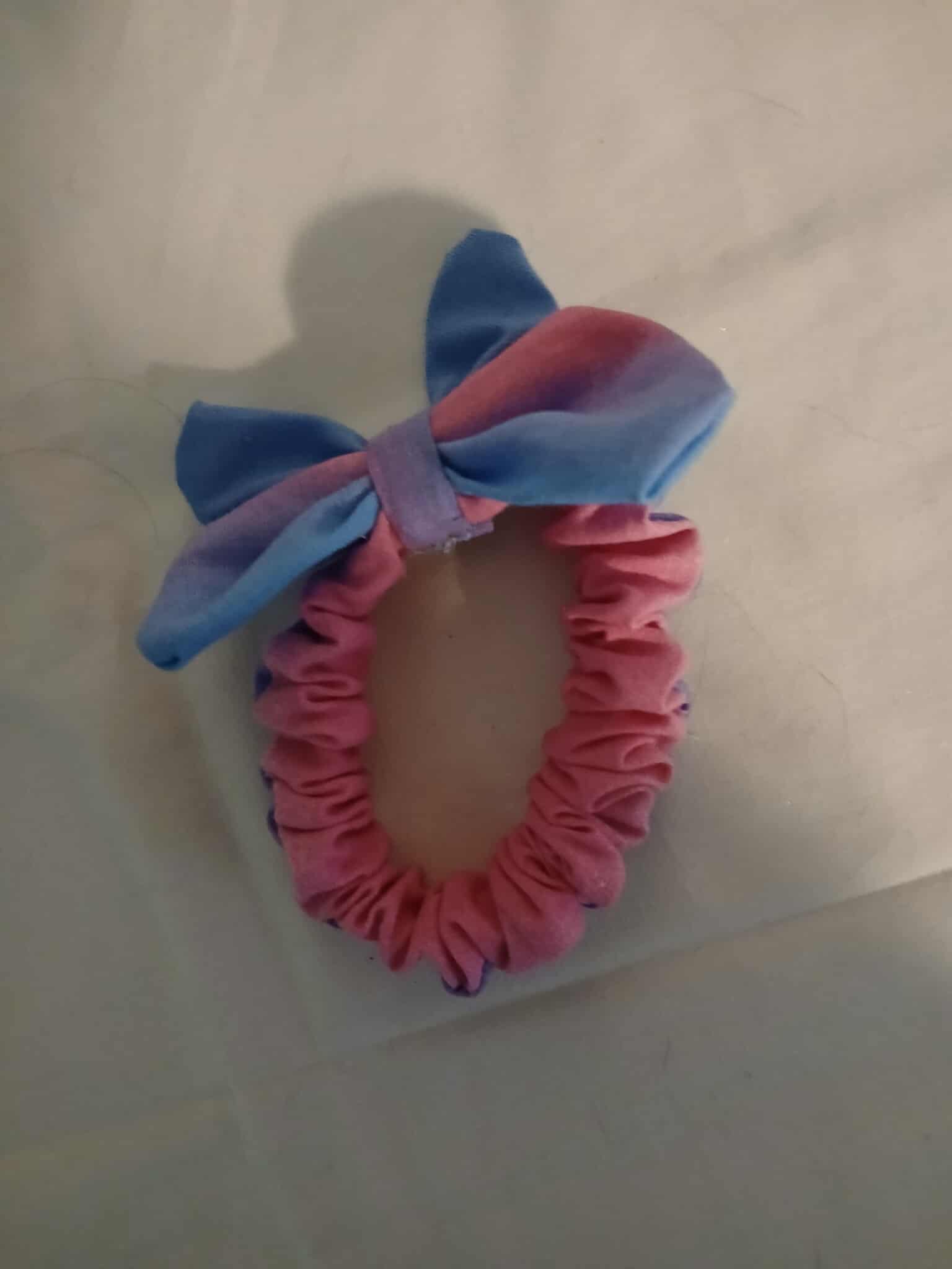 Pink and Blue Kid Scrunchie