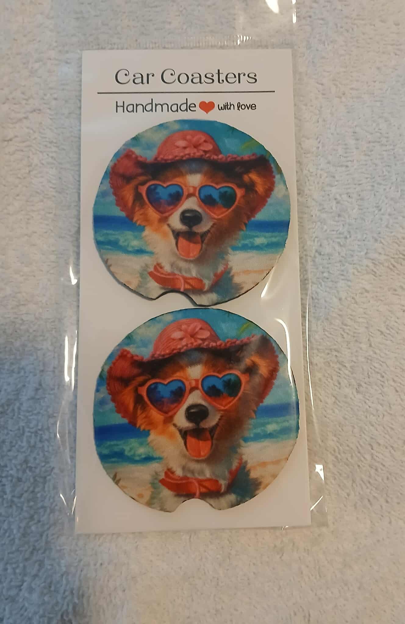 Dog Car Coasters