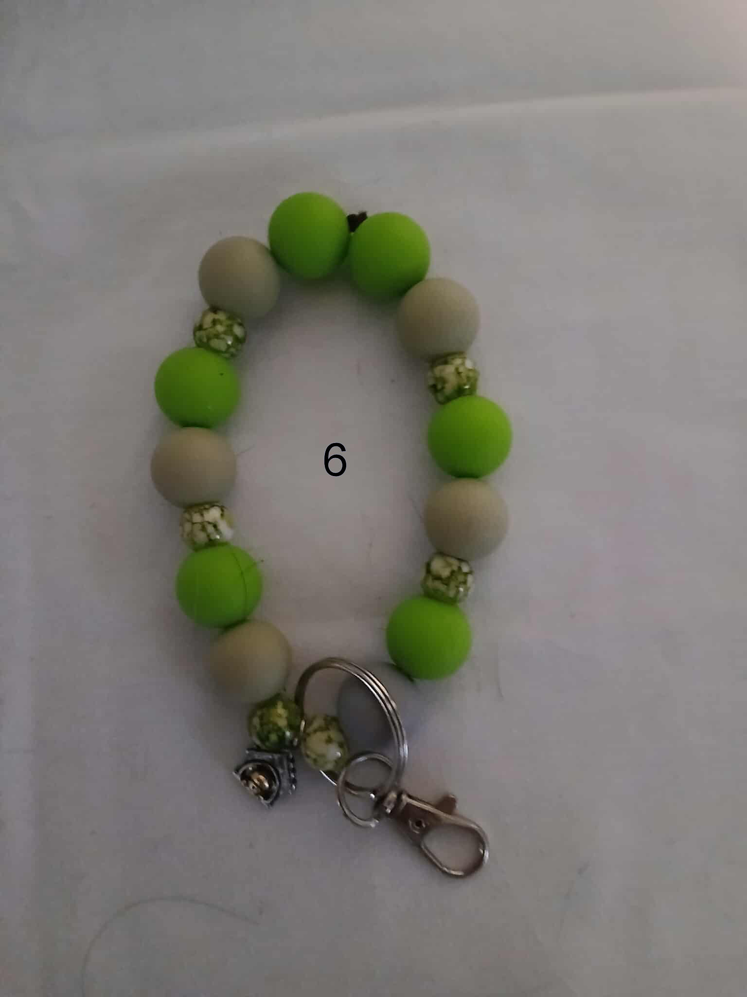 Dog House Beaded Wristlet
