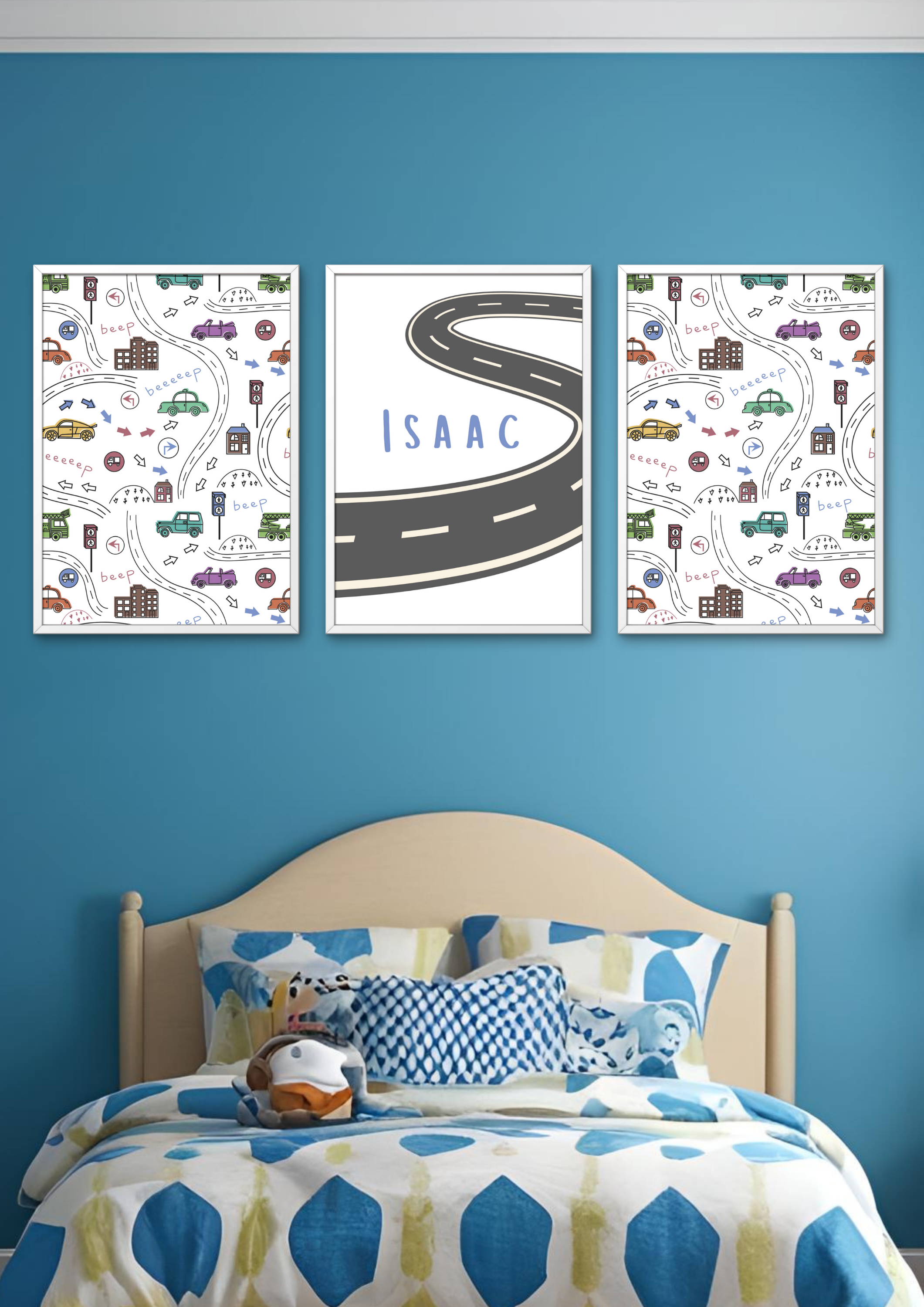 Trio Car Prints