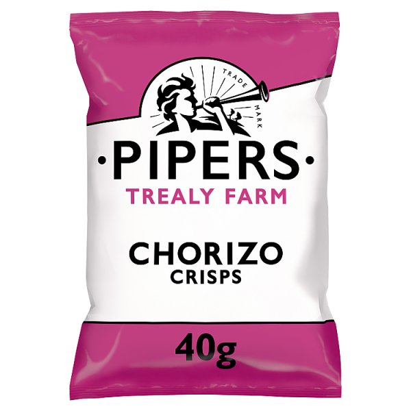 Pipers Trealy Farm Chorizo Crisps Grab Bag 40g