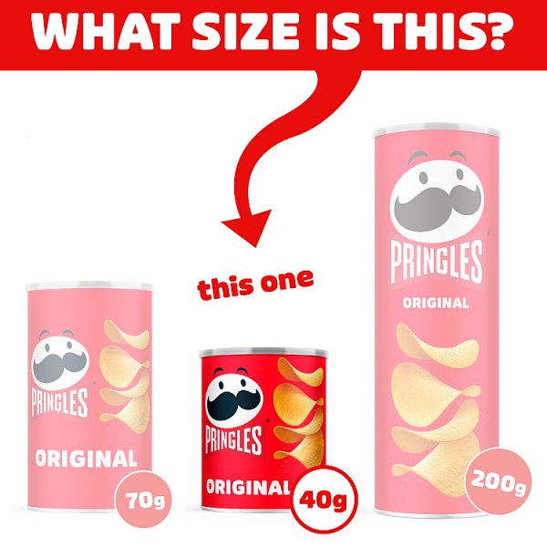 Pringles Original Snacking Crisps 40g