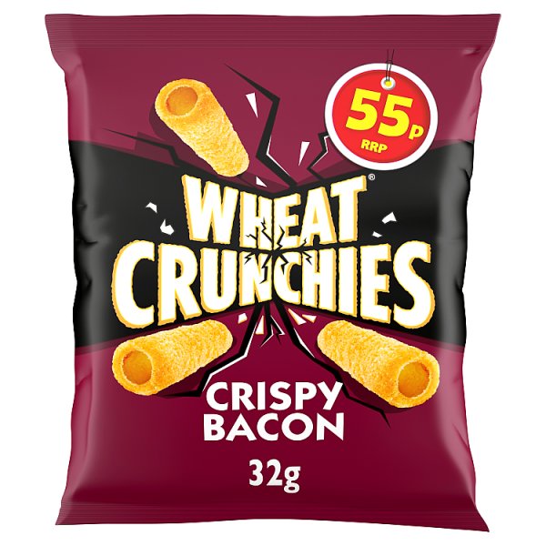Wheat Crunchies Bacon Crisps 32g