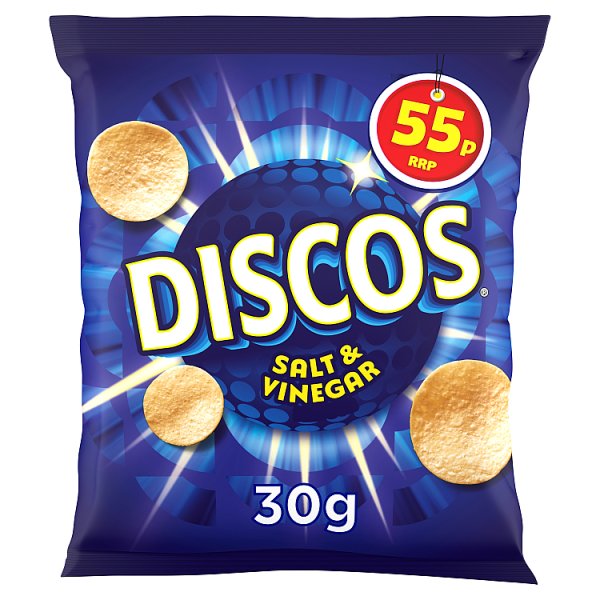 Discos Salt & Vinegar Crisps 30g