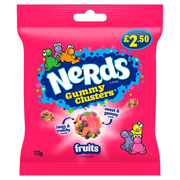 Nerds Fruit-Flavour Candy Gummy Clusters 113g