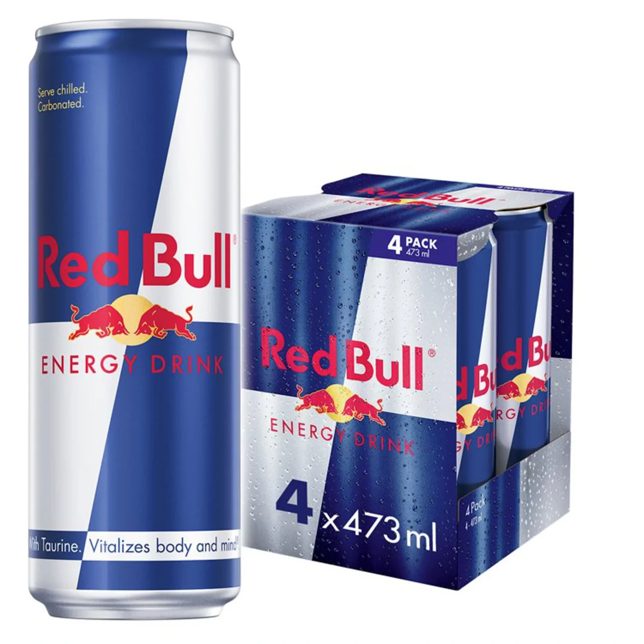 Red Bull Energy Drink 473ml (4 Pack)